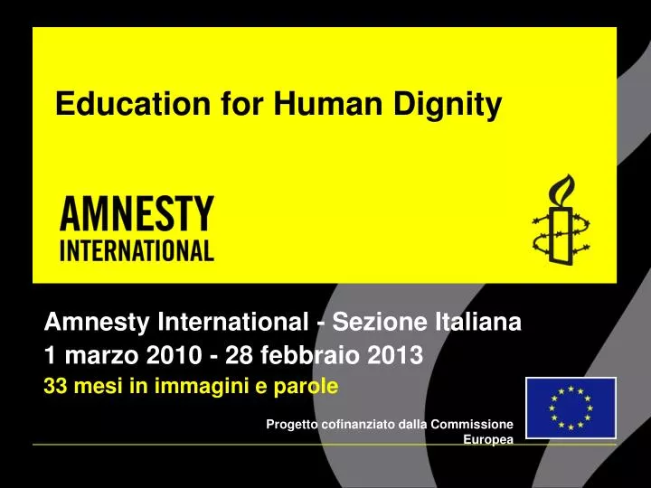 education for human dignity