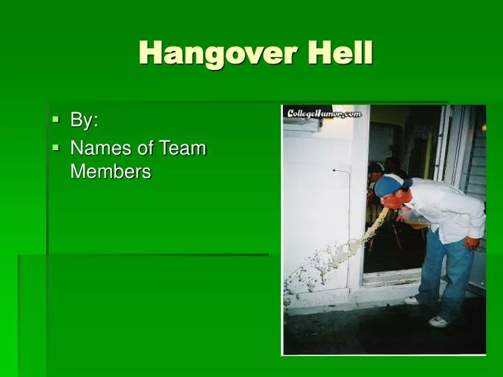 hangover hell