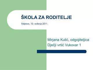 kola za roditelje