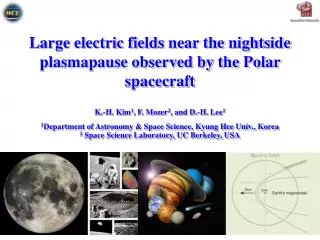 Large electric fields near the nightside plasmapause observed by the Polar spacecraft