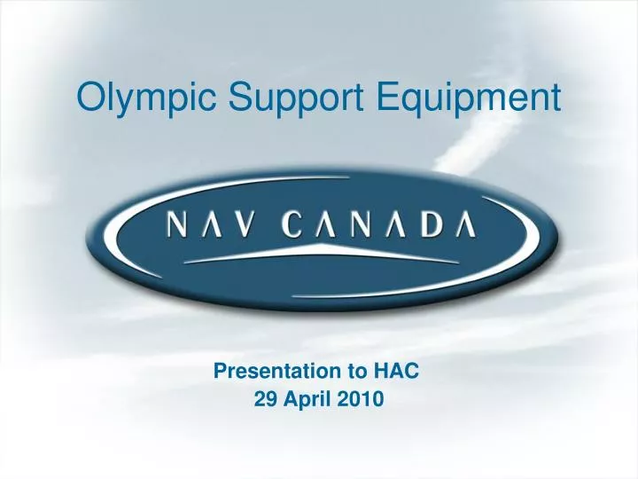 olympic support equipment