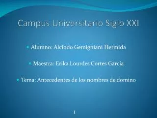 campus universitario siglo xxi