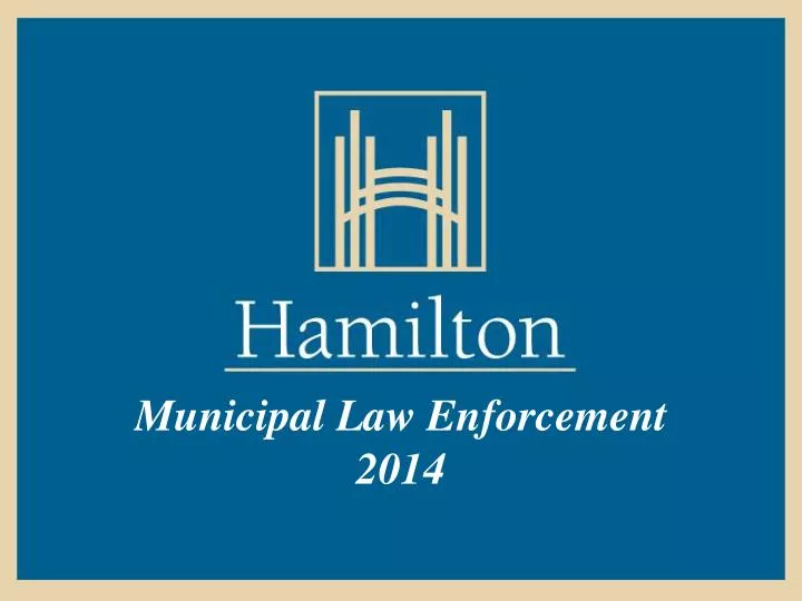 municipal law enforcement 2014