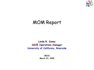 MOM Report