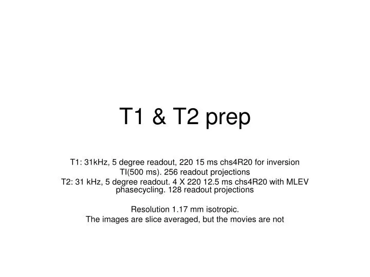 t1 t2 prep
