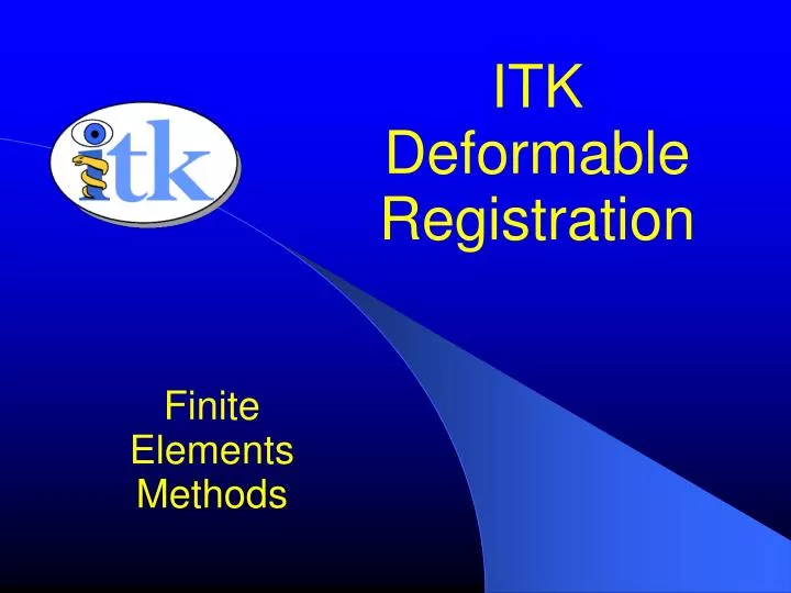 itk deformable registration