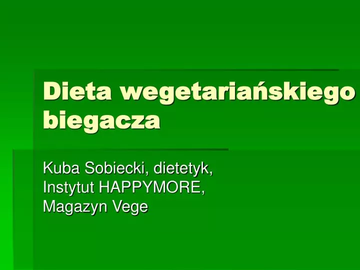 dieta wegetaria skiego biegacza