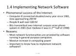 1.4 Implementing Network Software - slide 1
