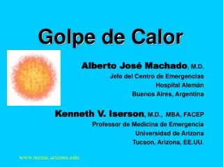 golpe de calor