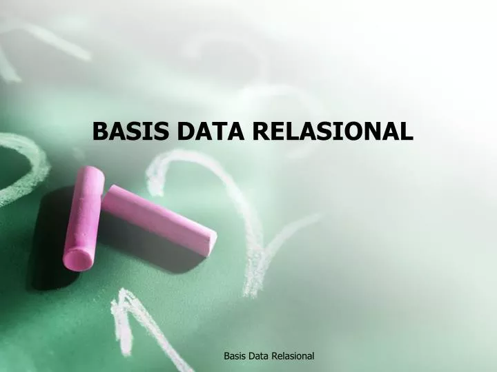basis data relasional