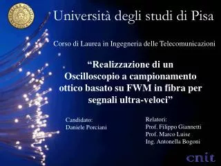 universit degli studi di pisa