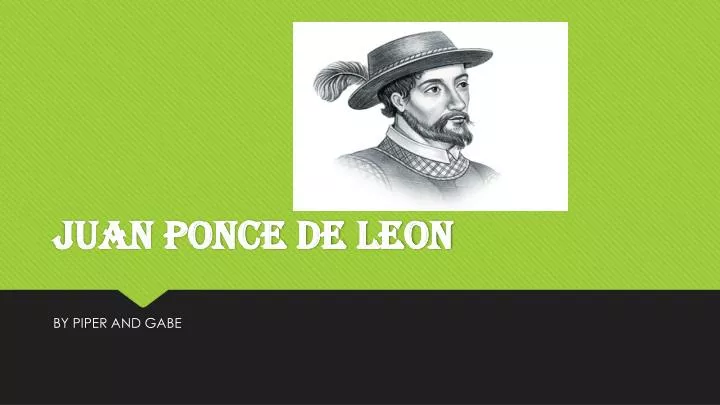 juan ponce de leon