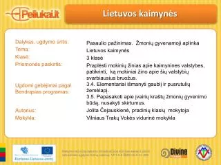 lietuvos kaimyn s