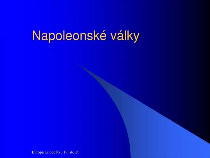 napoleonsk v lky