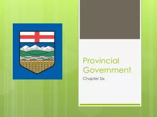 Provincial Government