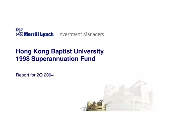 hong kong baptist university 1998 superannuation fund