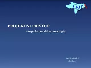 projektni pristup uspje an model razvoja regije