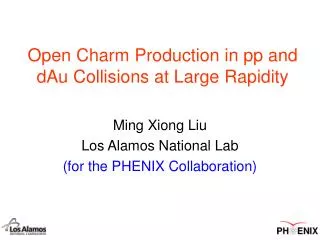 Open Charm Production in pp and dAu Collisions at Large Rapidity