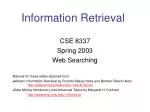 Information Retrieval - slide 1