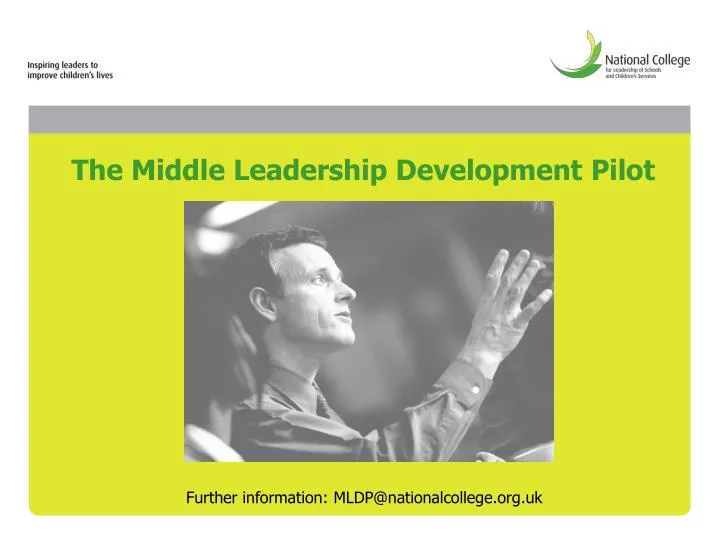the middle leadership development pilot