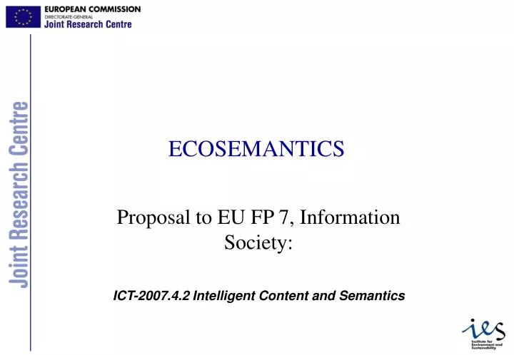 ecosemantics