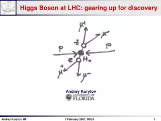 Higgs Boson at LHC: gearing up for discovery