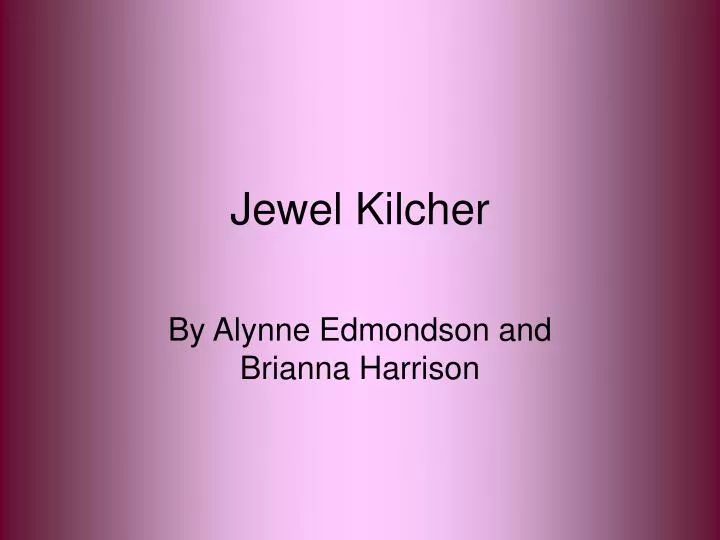 jewel kilcher