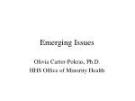 Emerging Issues - slide 1