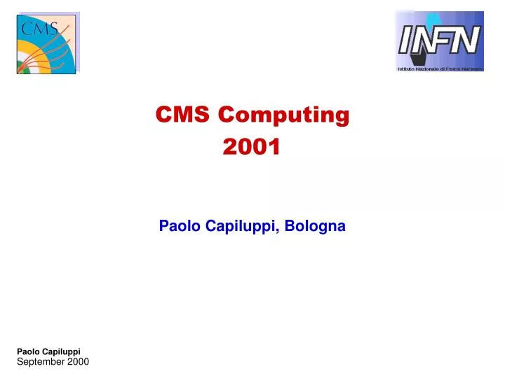 cms computing 2001
