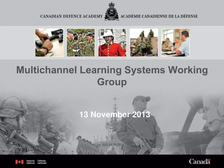 multichannel learning systems working group