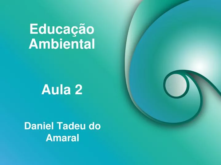 educa o ambiental