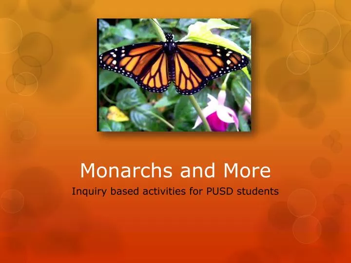 monarchs and more