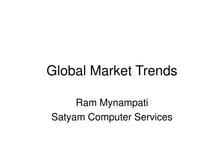 global market trends