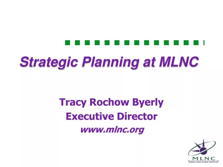 strategic planning at mlnc