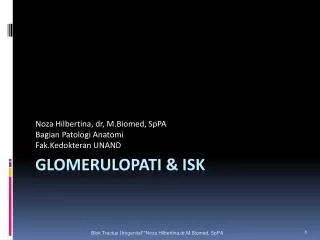 noza hilbertina dr m biomed sppa bagian patologi anatomi fak kedokteran unand