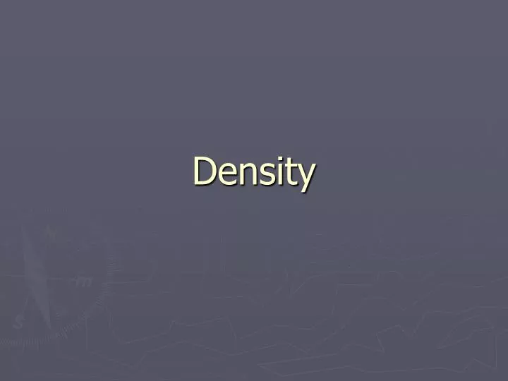 density