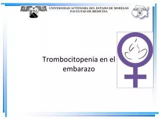 trombocitopenia en el embarazo