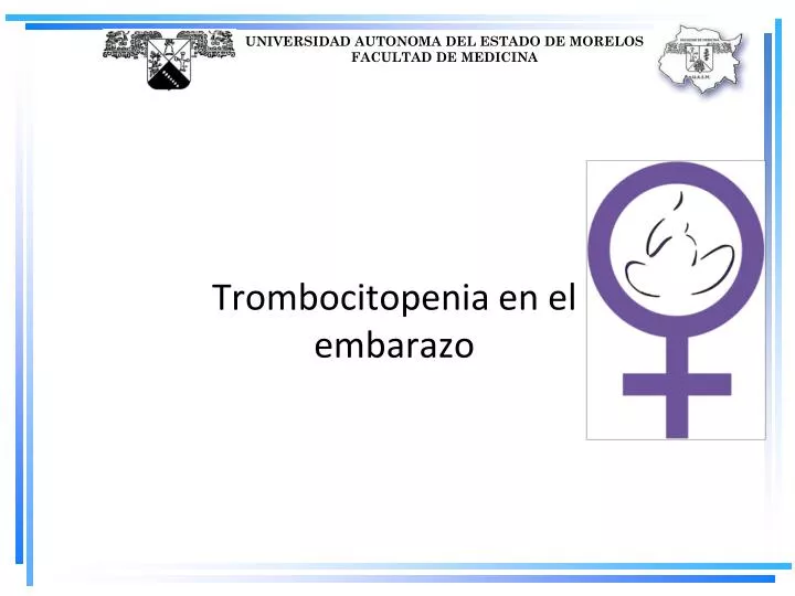 trombocitopenia en el embarazo