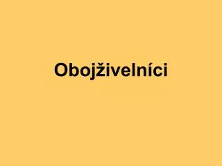 oboj iveln ci