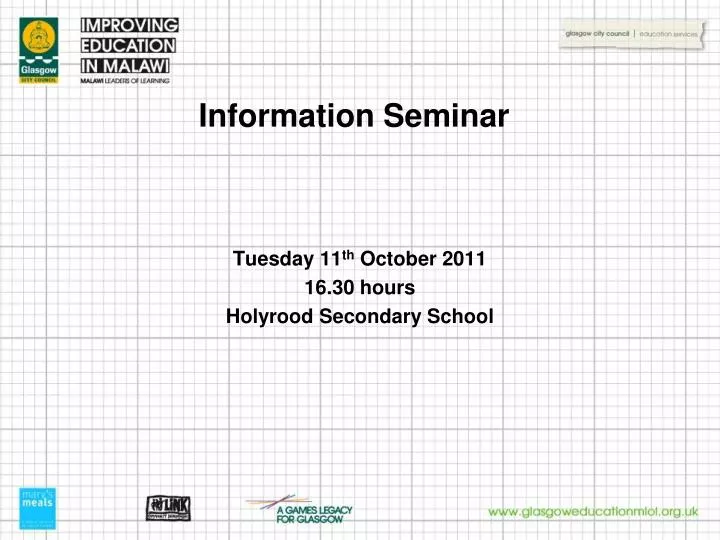 information seminar
