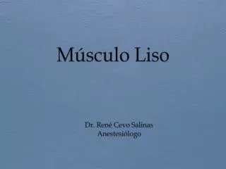 m sculo liso