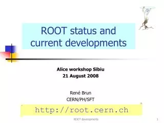 ROOT status and current developments
