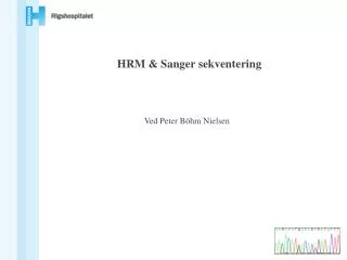 hrm sanger sekventering