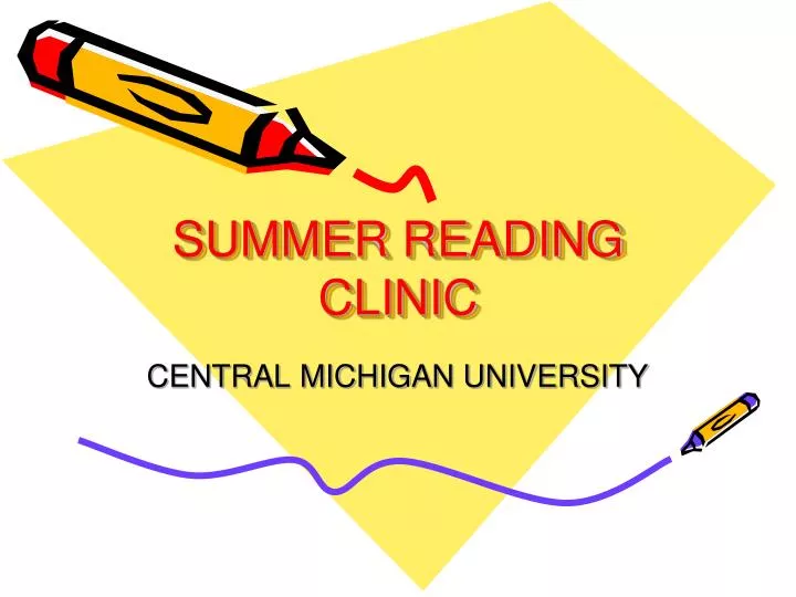 summer reading clinic