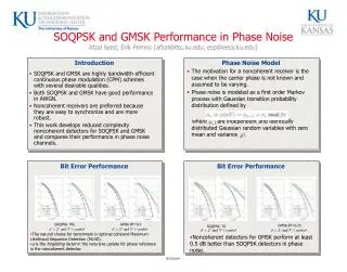 Bit Error Performance