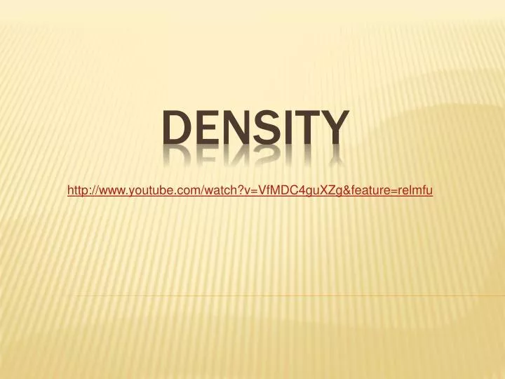 density