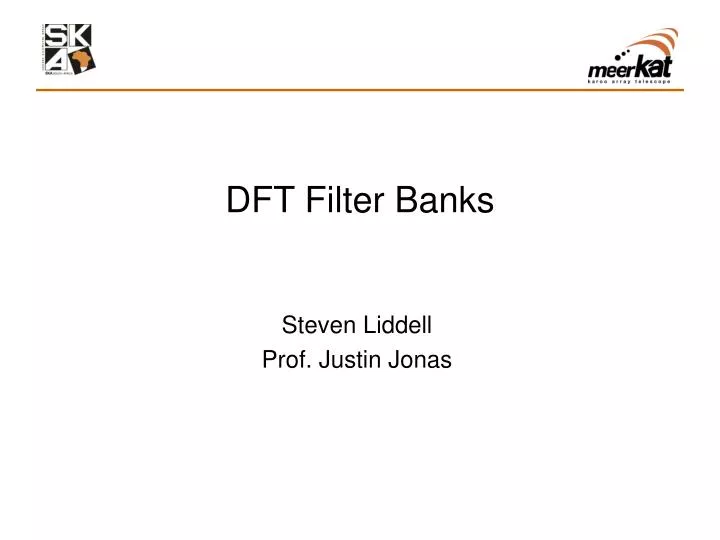 dft filter banks