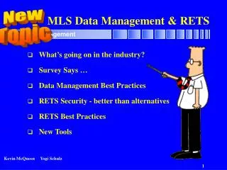 MLS Data Management &amp; RETS