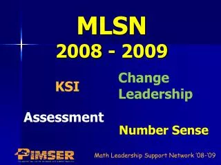 MLSN 2008 - 2009