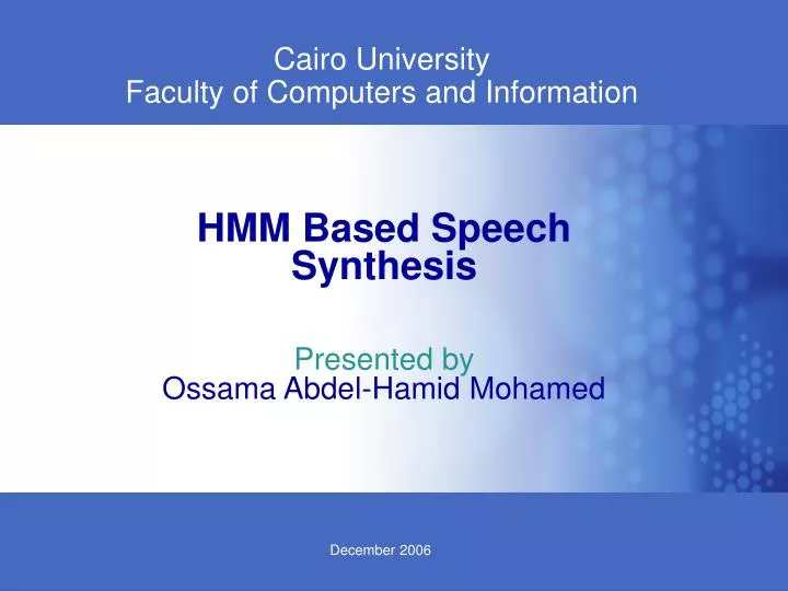 cairo university faculty of computers and information